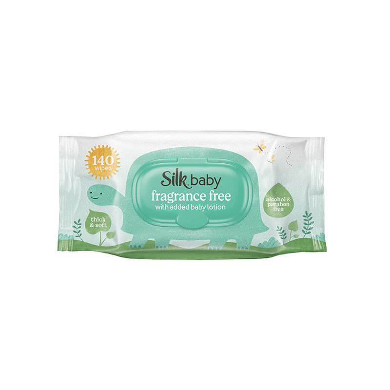 Silk Fragrance Free Wipes 140’s