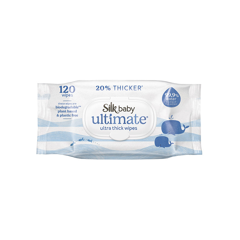 Silk Ultimate® Ultra Thick Baby Wipes 120's