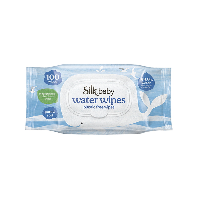 Silk Water Wipes 100's