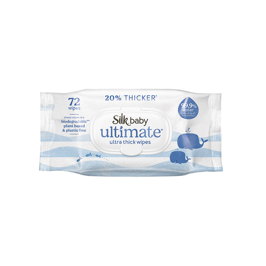 Silk Ultimate® Ultra Thick Baby Wipes 72's